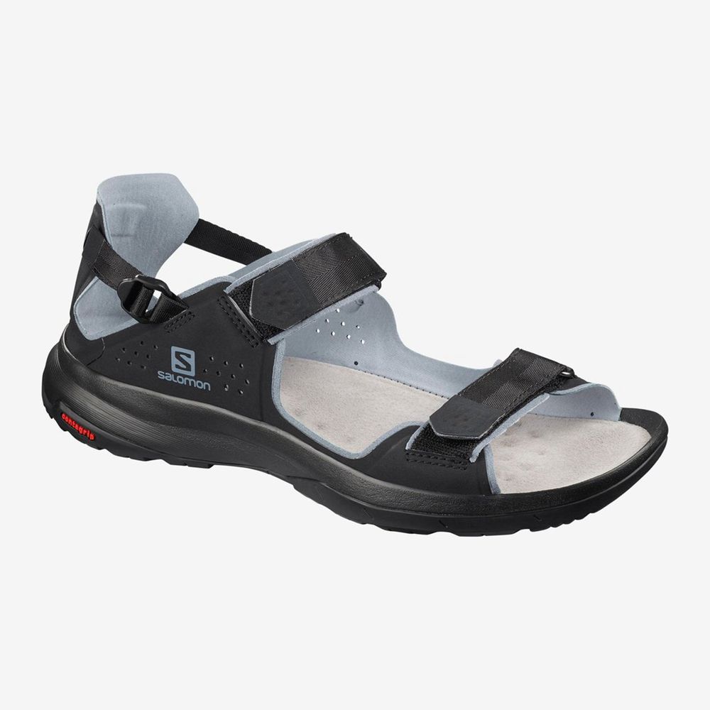 SALOMON TECH FEEL Philippines - Men's Sandals - Black | 812974-CVD